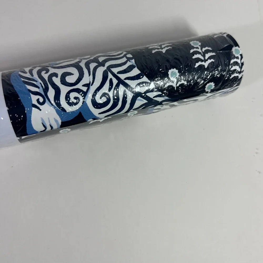 Printfresh x‎ NuWallpaper Navy Blue Tiger Peel and Stick Wallpaper PFS6106 18ft